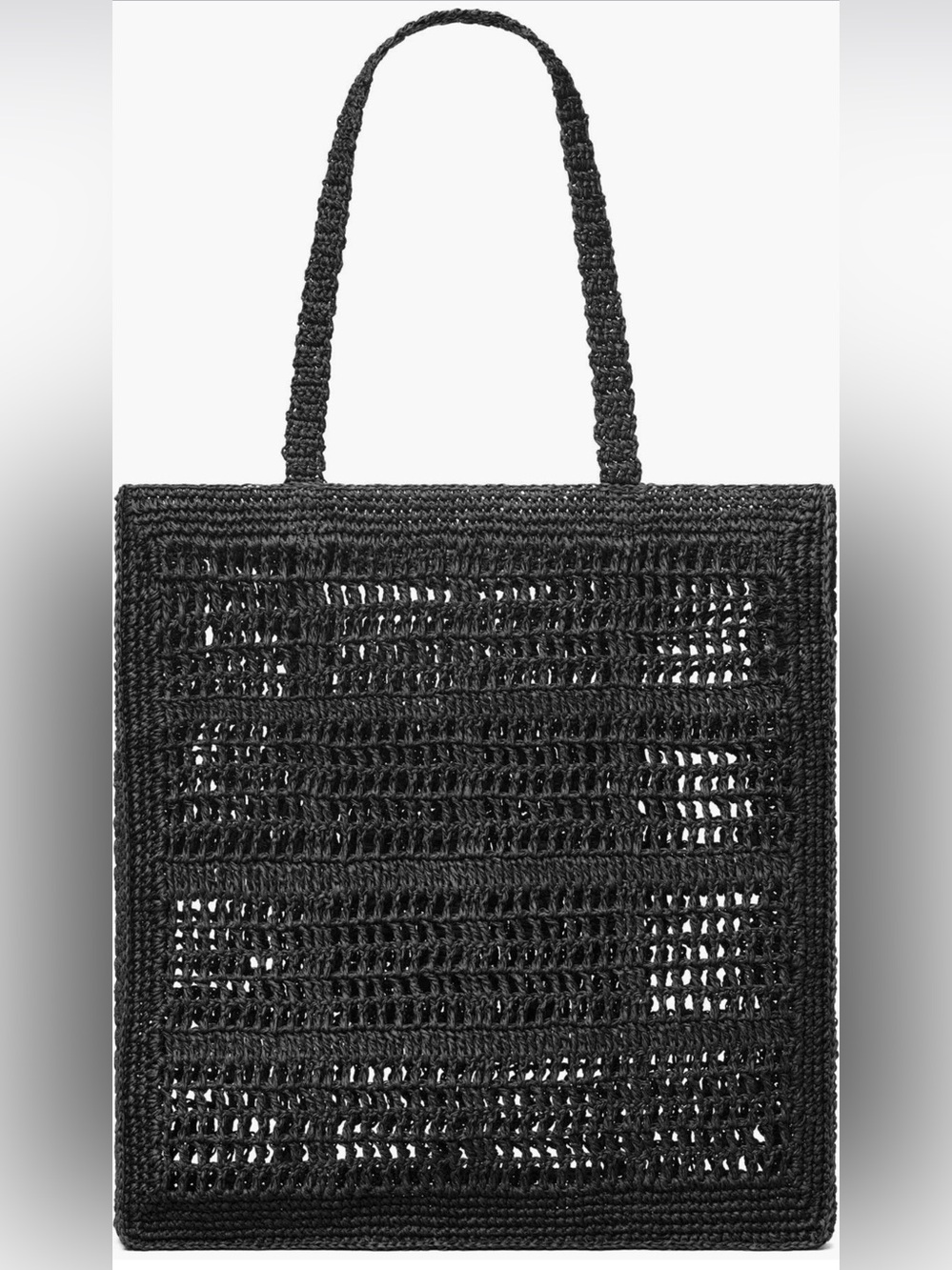 Tory Burch Ella‎ Hand-Crocheted Tote in Black EUC - Picture 11 of 11